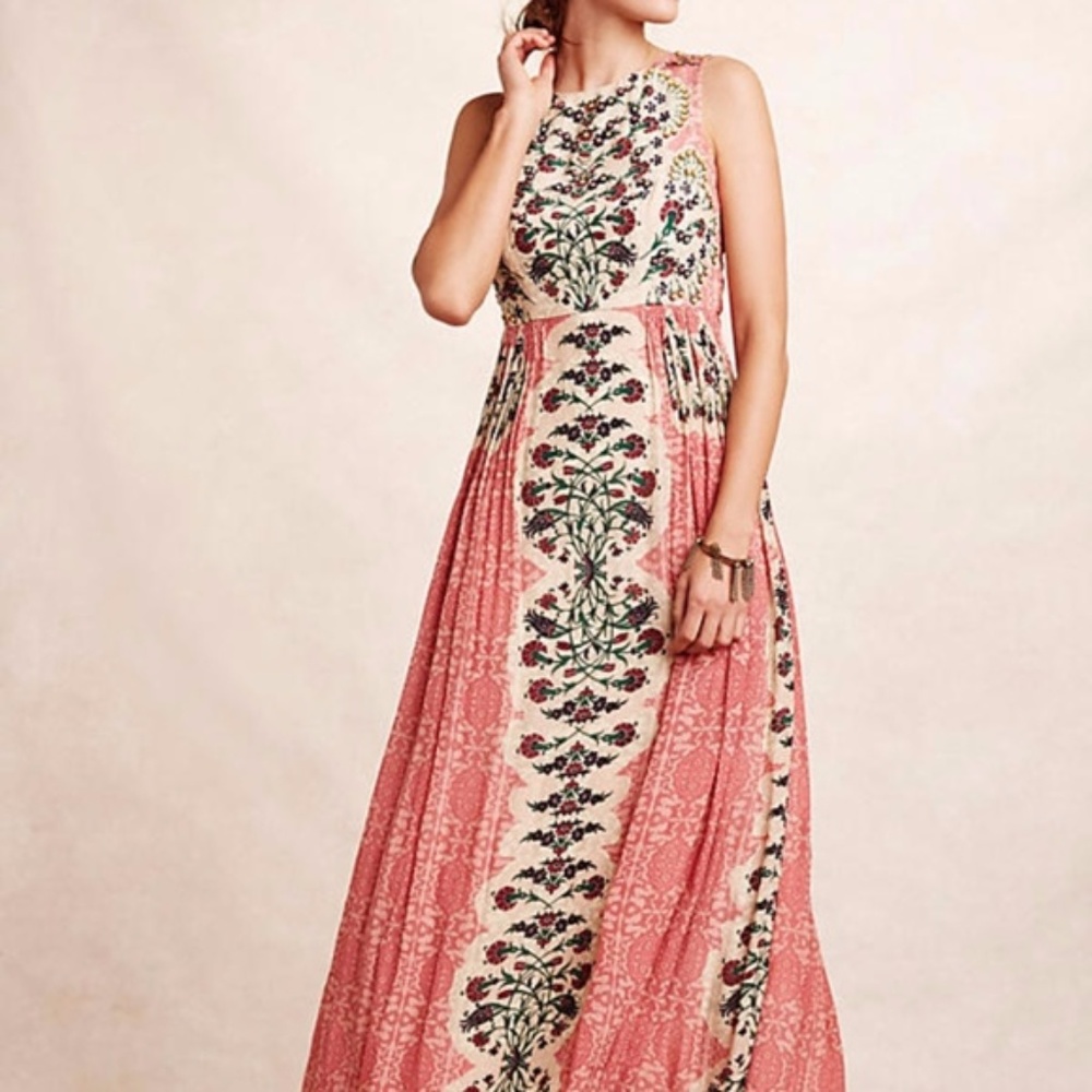 Anthropologie Botanique Maxi Dress